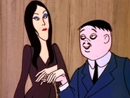 Morticia's third hand!