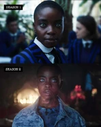 Bianca Barclay season one compare to season two