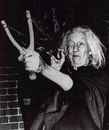 Grandmama with a slingshot - The Original Addams Family Series