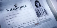 Francoise Galpin's medical file from Willow Hill Psychiatric Hospital