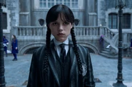 Wednesday Addams in her Nevermore Academy uniform