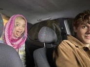 Emma Myers and Hunter Doohan