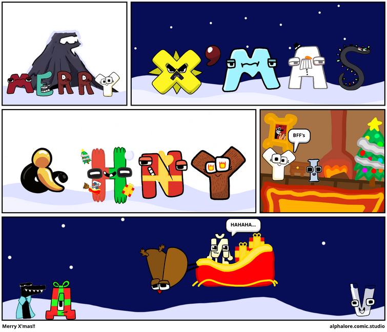 Alphabet Lore X-Mas Updates! (A-T) - Comic Studio