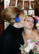 Adele with Laura at her wedding.
