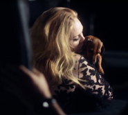 Adele with Louie during her photoshoot for Vogue in 2012.