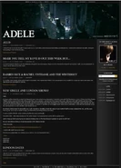 The main page with the music video for "Make You Feel My Love" playing in the background.