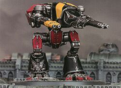 Warhammer 40k Armorcast Reaver and Warhound Titans, Legio Ignatum (Fire  Wasps)
