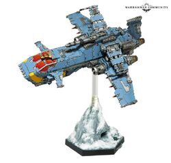 Adeptus Astartes Thunderhawk Gunship Adeptus Titanicus Wiki Fandom