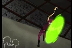 Rose creating a plasma shield