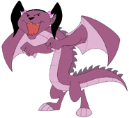 Haley's purple dragon form