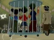 Jake,Trixie and Spud trapped in a cage.jpg