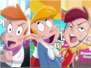 The elves' songs, Original, Colors Of a Rainbow, and My Strawberry, respectively