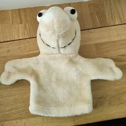 Hand puppet of Eddie
