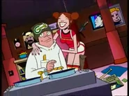 DJ Racket and Roller Cola Girl