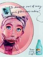 A print ad featuring Lisa