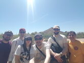 With Ludwik, Marcin Kostrzewski, Elsa, Tomasz Kasperek and Antonio.