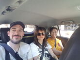 With Elsa and Antonio.
