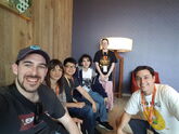 With Antonio, Elsa, Ran Li, Hewwowouwu and TotallyWitchy.