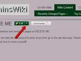 Delete a page in Wikia