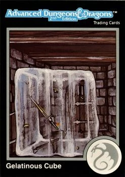 Gelatinous Cube (1991 Card Set) | Advanced Dungeons & Dragons 2nd Edition  Wiki | Fandom