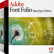 Adobe Font Folio 10 OpenType Edition box