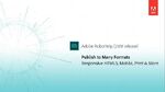 Multiformat publishing - Adobe RoboHelp (2019 release)