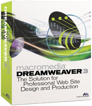 Macromedia Dreamweaver 3 box