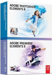 Adobe Photoshop Elements 8 & Adobe Premiere Elements 8 box