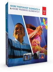 Adobe Photoshop Elements 9 & Adobe Premiere Elements 9 box