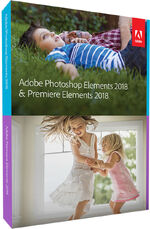 Adobe Photoshop Elements 2018 & Adobe Premiere Elements 2018 box