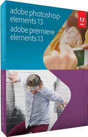 Adobe Photoshop Elements 13 & Adobe Premiere Elements 13 box