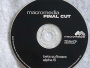 Macromedia Final Cut alpha 5 disc