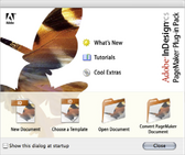 Adobe InDesign CS PageMaker Plug-in Pack screen