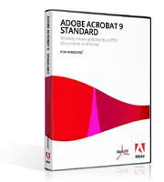 Adobe Acrobat 9 Standard case for Windows