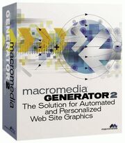 Macromedia Generator 2 box