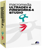 Macromedia UltraDev 4 Fireworks 4 Studio box