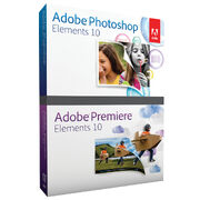Adobe Photoshop Elements 10 & Adobe Premiere Elements 10 box