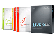 Macromedia Studio MX 2004 boxes