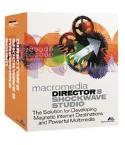 Macromedia Director 8 Shockwave Studio box