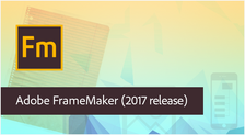 Adobe FrameMaker 2017 banner