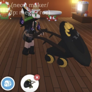 Halloween Black Witch Hat Stroller In-game