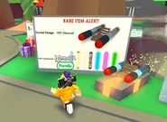 Rocket Sled on gifts.jpg (120 KB) The Rocket Sled on the Gifts display.