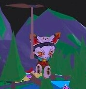 The Airplane Propeller in use.