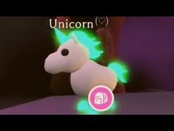 Unicorn Adopt Me Wiki Fandom - roblox adopt me mega neon unicorn