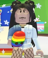 A player holding the Rainbow Popsicle Friend.png (200 KB) A player holding the Rainbow Popsicle Friend.