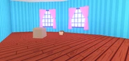 The back right room on the first floor.