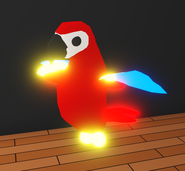 A Neon Parrot.