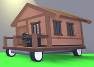 The Traveling House as seen in-game.