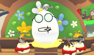 Eggburt during the Easter Event (2022).