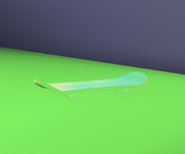 The Glass Skateboard in-game.